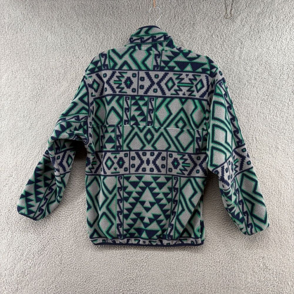 Patagonia Synchilla Aztec Snap T Fleece Pullover Mens XS - Picture 6 of 14